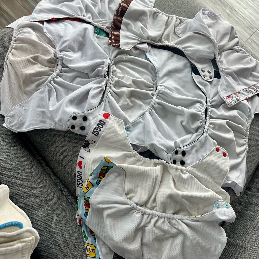 Colorful Kids Cloth Diaper Set - Picture 3 of 4